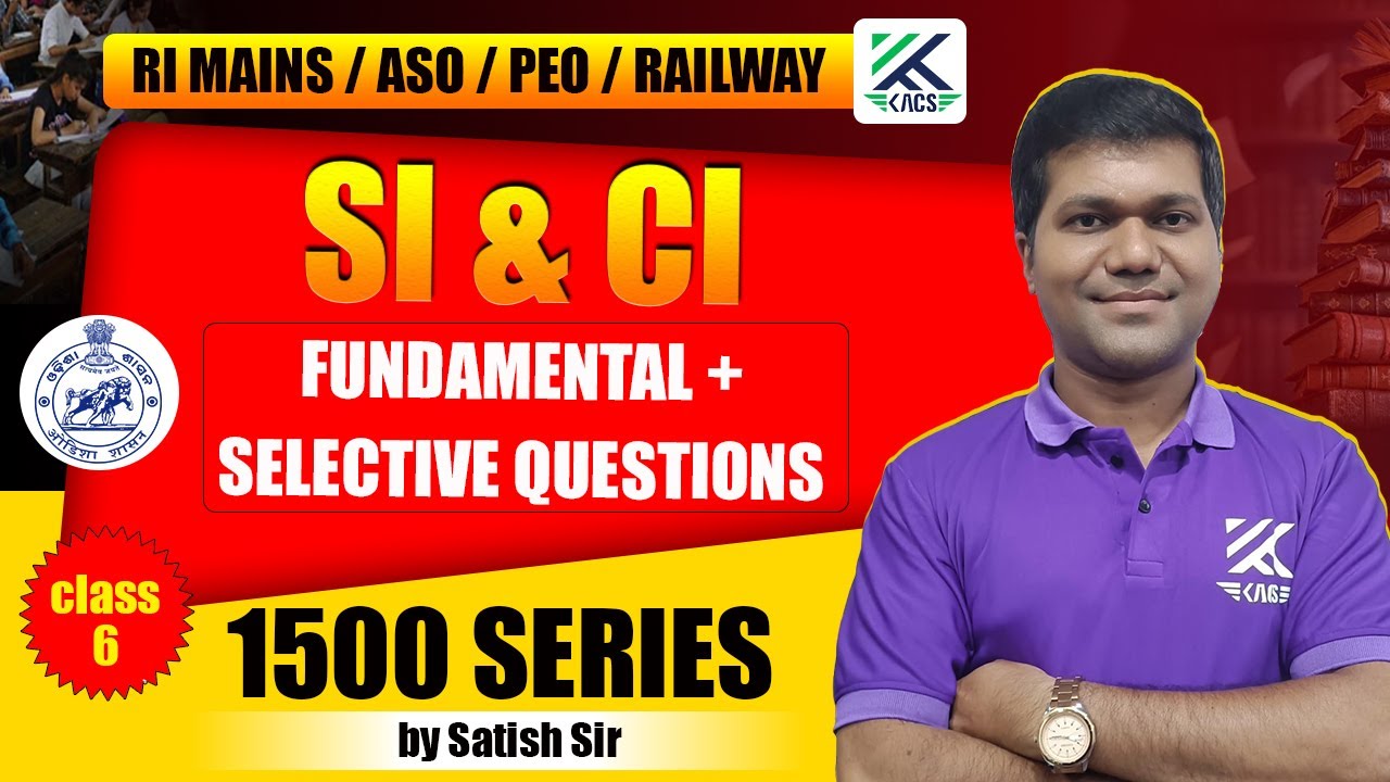 Ri Math Operator RI MAINS CLASS | CGL MATH CLASS | SI AND CI CLASS | MATH CLASS | RI ...