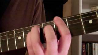 How To Play the A5 Power Chord On Guitar and (A5 open)
