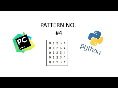 Pattern #4 | Python programming | PyCharm IDE