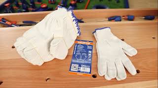 WADFOW Knitted Gloves (XL) for Repairing   Transporting   Cargo Handling, Recycling Work - WKG2801