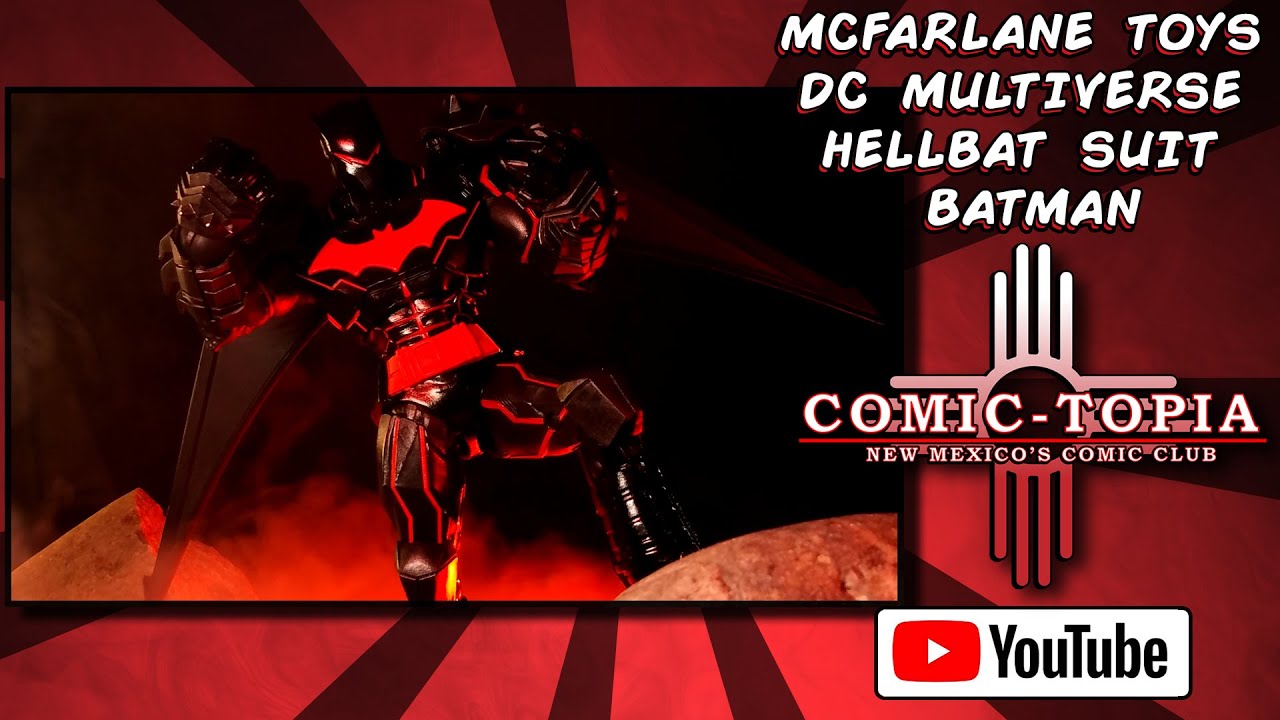McFarlane Toys DC Multiverse Hellbat Suit Batman Figure Comic Review