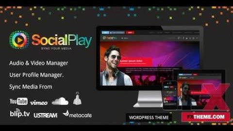 Media Sharing WordPress Theme by Yuuta Seth
