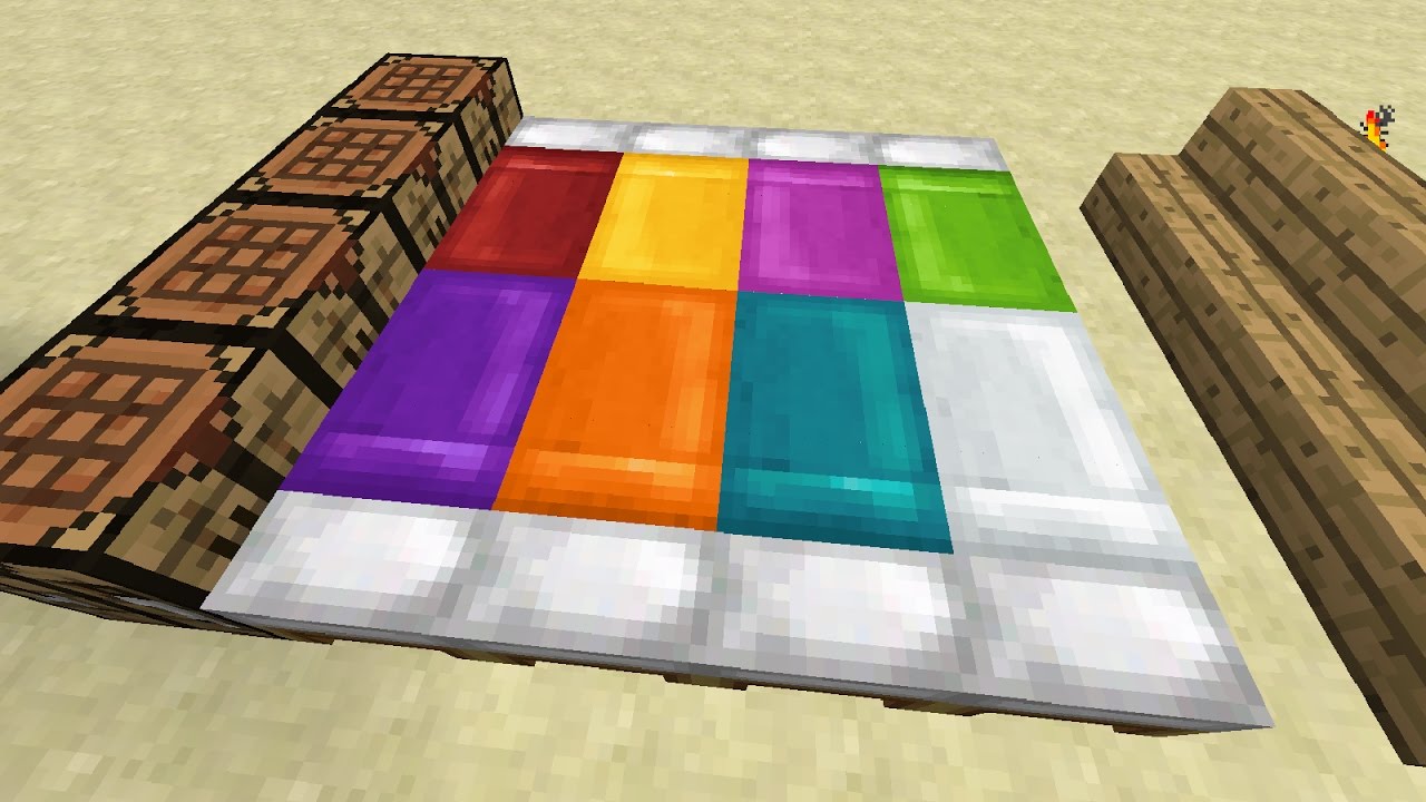 redstone clock NEW Coloured, Bouncy Beds! - Minecraft Snapshot 17w15a