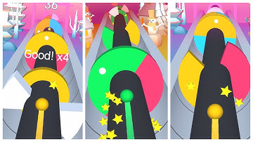 Smash Road - Color Ball Run 3D Part 2 - Gameplay Walkthrough (iOS, Android)