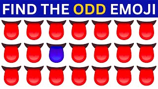 Find the Odd Emoji Quiz | Emoji Challenges