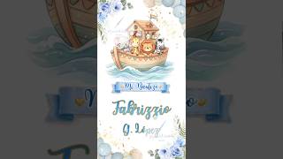 INVITACIÓN DIGITAL BAUTIZO DE ARCA DE NOÉ #invitaciondigital #bautismo #bautizos #invitaciones