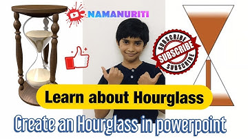 How to make an HourGlass animation in Microsoft Power Point? | Computer skills for Kids