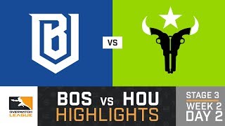 HIGHLIGHTS Boston Uprising vs. Houston Outlaws | Stage 3 | Week 2 | Day 2 | Overwatch League