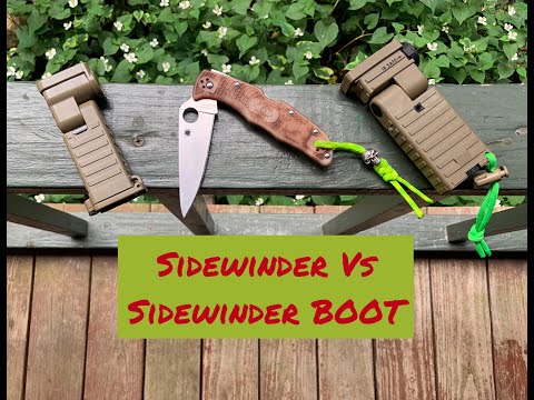 Streamlight Sidewinder Vs Sidewinder BOOT Comparison