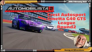 Automobilista 2 Sunny at Silverstone  Crest Autosport Ginetta G40 GT5 League Round 2