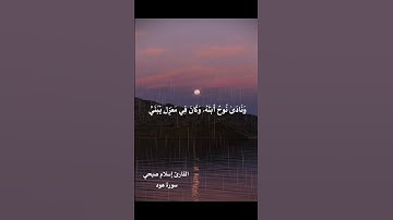 تلاوة من سورة هود للقارئ إسلام صبحي #قرآن #قران_كريم #اسلام_صبحي #quran #viralvideo #foryou #fyp