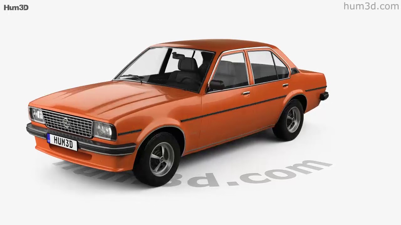Opel Ascona Berlina 1975 3d Model By Hum3d Com Youtube