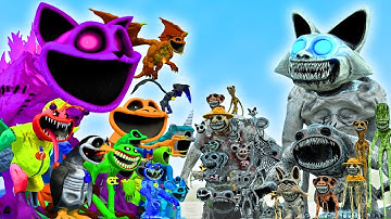 All Zoonomaly Monsters Vs All Smiling Critters Poppy Playtime Chapter 3 Monsters In Garry