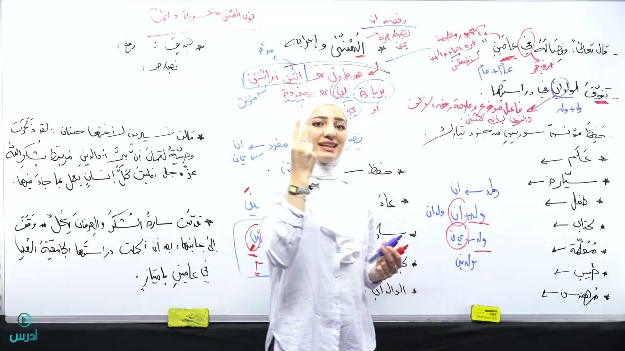 شرح قاعدة المثنى _ الأستاذة هيا البيطار