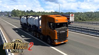 Euro Truck Simulator 2-Scania V8 com Carga de Nitrogênio na DLC Scandinavia-Ats2,Xstorkgaming
