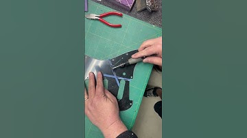 Cutting the Franky pick guard #shorts #guitar #music