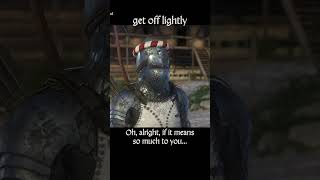 get off lightly — Kingdom Come : Deliverance dialogue scene