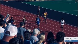 Florida St. Freshman WR Micahi Danzy Wins 400M ACC Title with a New NCAA Leading Time of 44.38s!