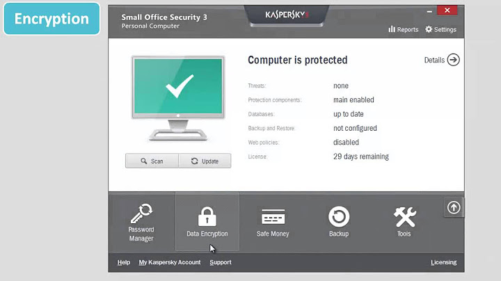 Sửa lỗi kaspersky small office 3 khóa internet