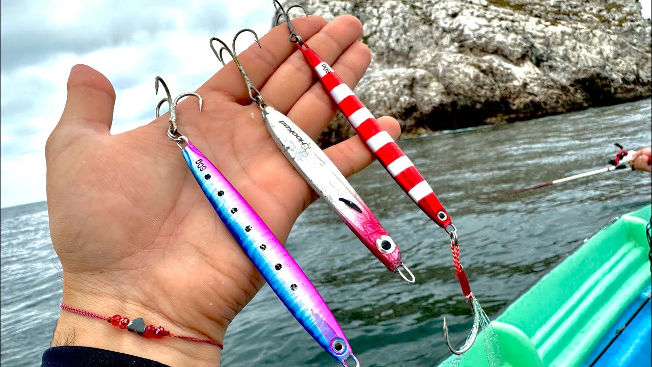 ESTOS SEÑUELOS son MUY EFECTIVOS para estas ESPECIES || PESCA a FONDO con JIGS.