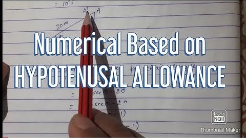 Unit-2:Chain and Cross staff surveying|Part -4 |Numerical
