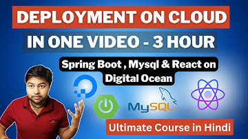 🔥Deployment on Cloud in Video | Deploying Spring Boot and React on Digital Ocean in Hindi
