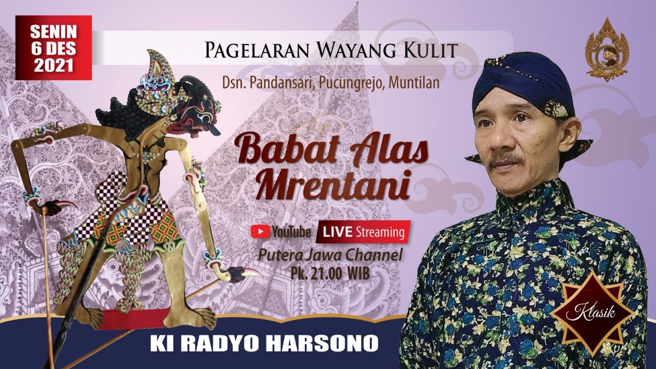 Live Streaming: Babat Alas Mrentani - Ki Radyo Harsono