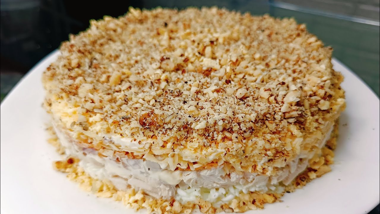 Салат Нежный с курицей