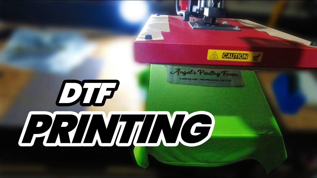 DTF (direct to film) T-SHIRT PRINTING Explained in Tagalog | Small Business