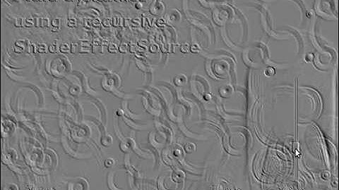 Fluid dynamics (wave propagation) UI in QML+GLSL