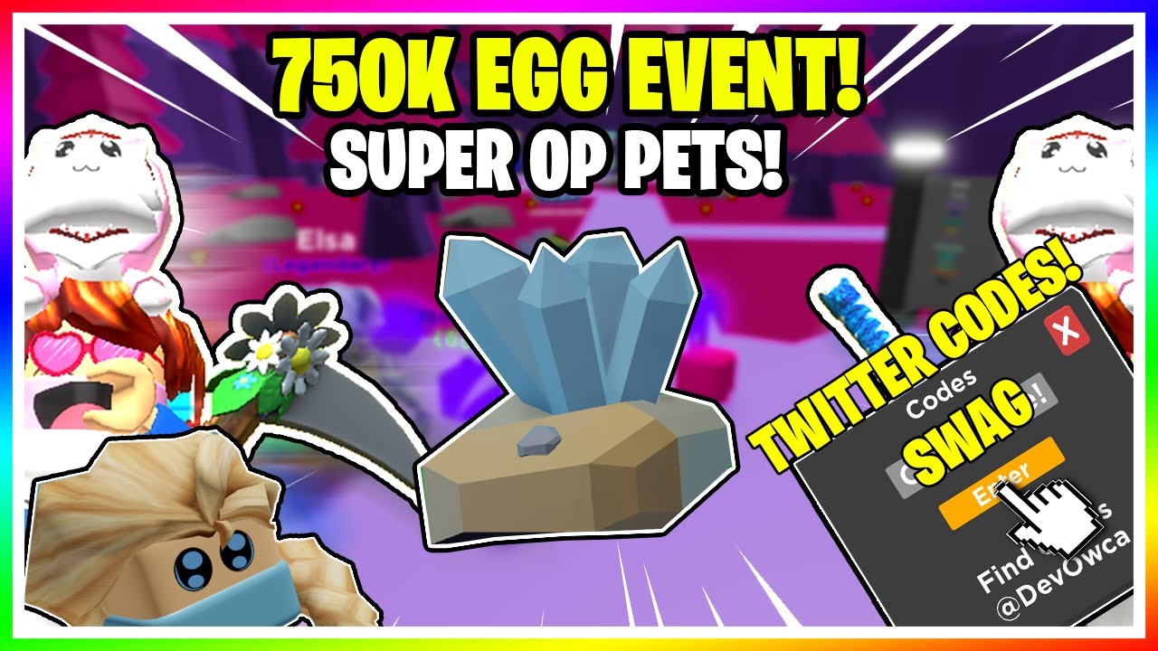 Tapping Legends 750k Event Egg New Super Op Pets Lots Of Twitter Codes Elsa Pet More Roblox Youtube - trying out a secret code to get 23k robux for free on roblox youtube secret code coding roblox