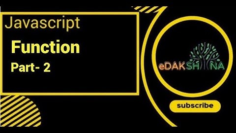 JavaScript functions. Part-2, parameters, arguments, default values, return statement in function