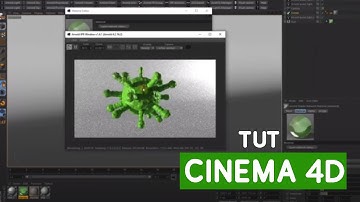 نمدجة فايروس كورونا داخل cinema 4d مع الاخراج في Arnold Render
