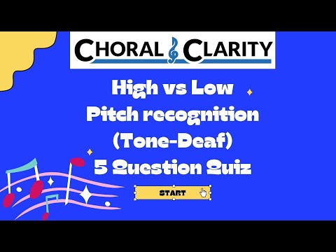 Tone-Deaf High/Low Quiz