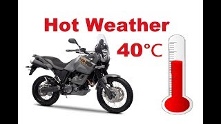 Top 5 Mistakes you might make when you ride a motorcycle in hot weather