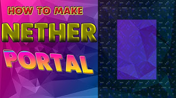 How To Make Nether Portal In Minecraft  (NO MODS)  - 2016