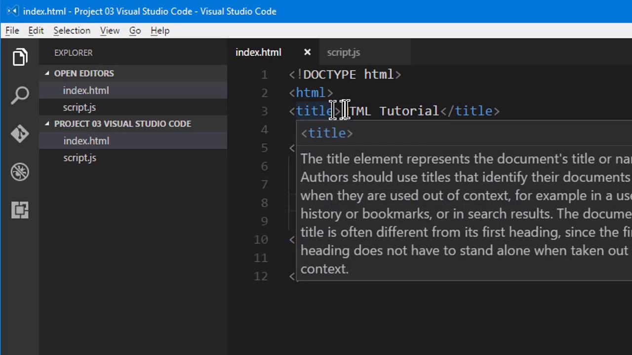 new visual studio code tutorial