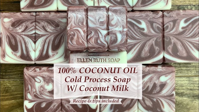 Making Pure Coconut Oil Soap - Hot Process 