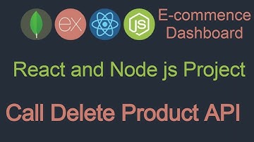 React and node JS project #25 Integrate Delete Product API