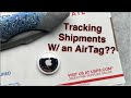 Using an apple airtag to track your shipments  is it a good option