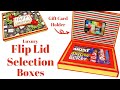 Luxury Flip Lid Selection Boxes! with Gift Card Holder