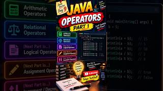 Day-9 Java Operators Part 1 🤔 | Arithmetic & Relational Operators Explained | Day 9 #java