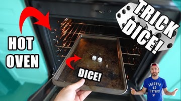 How To Make TRICK DICE In The OVEN!