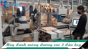 Máy phay mộng dương cnc 2 đầu hoạt động độc lập - máy mộng dương KW 200-4 CNC