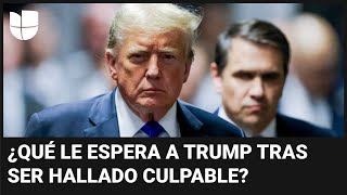 ¿Trump puede seguir aspirando a la presidencia tras ser hallado culpable en su juicio en Nueva York?