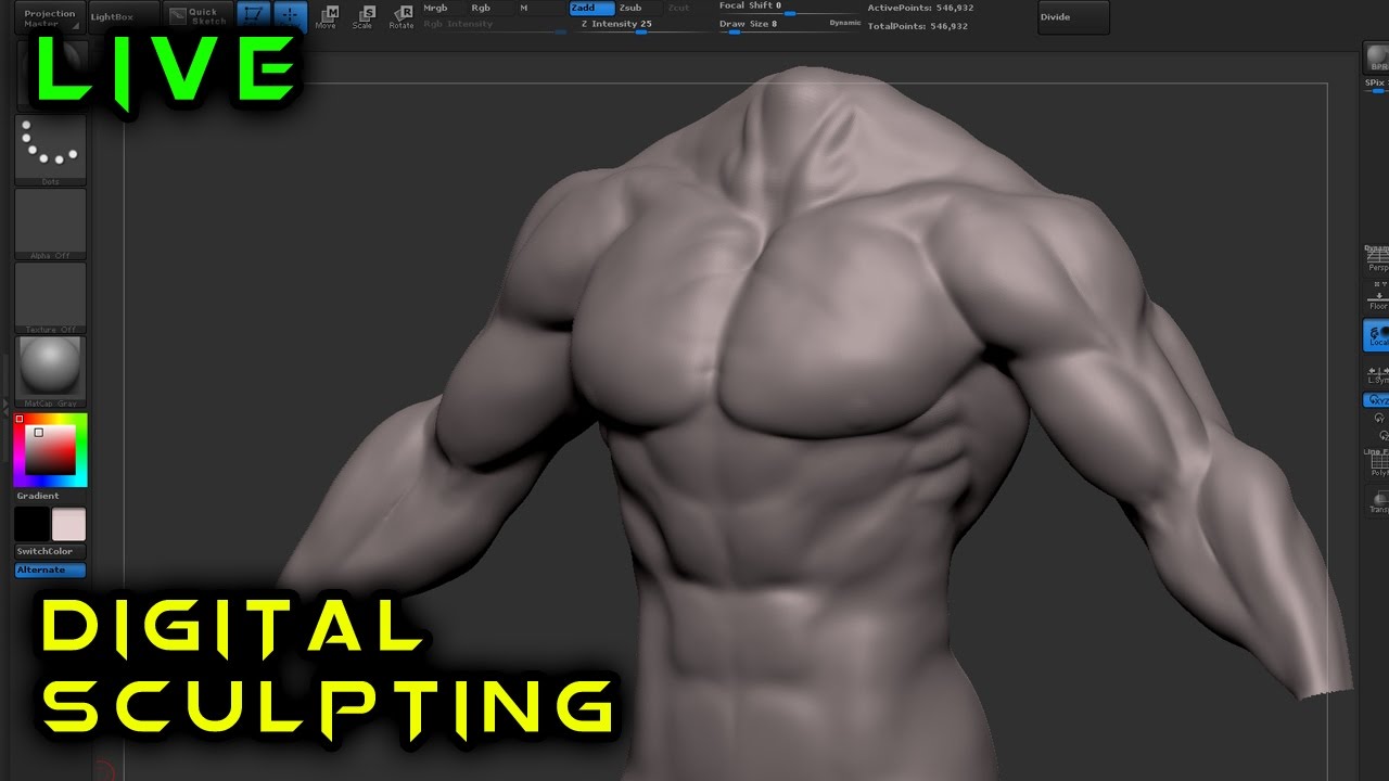 making action figures in zbrush