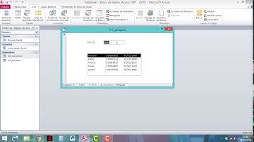 COMO CRIAR UM SISTEMA NO ACCESS - AULA 03 - FORMULÁRIO DE PESQUISA - Fabinho Seco