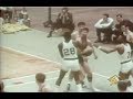 Jim Barnes (Celtics) Punches Dale Schlueter (Warriors) Right in the Kisser (1968-69)