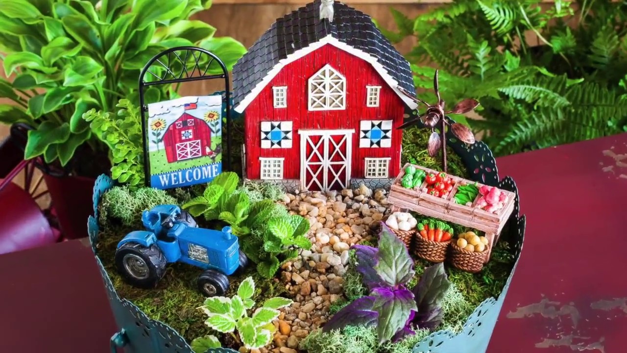 How To Build A Mini Garden Youtube