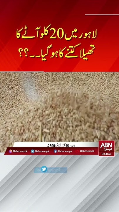 how-much-did-a-bag-of-20-kg-of-flour-cost-in-lahore-youtube